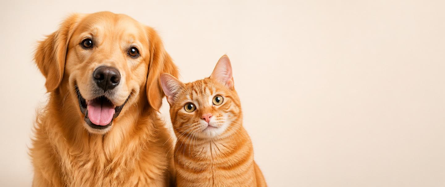 Happy dog and cat looking for a loving home